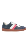 Ferragamo Woman Sneakers Navy Size 5.5 Leather In Navy