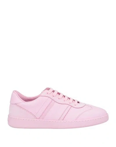 Ferragamo Woman Sneakers Pink Size 8 Calfskin