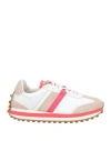 Ferragamo Iulio Low-top Sneakers In White