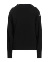 Ferragamo Woman Sweater Black Size L Virgin Wool, Cashmere, Viscose, Polyamide In Black