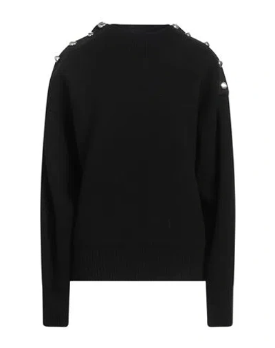 Ferragamo Woman Sweater Black Size L Virgin Wool, Cashmere, Viscose, Polyamide
