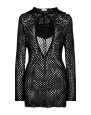 Ferragamo Woman Sweater Black Size L Viscose In Black