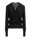 Ferragamo Woman Sweater Black Size L Viscose In Black