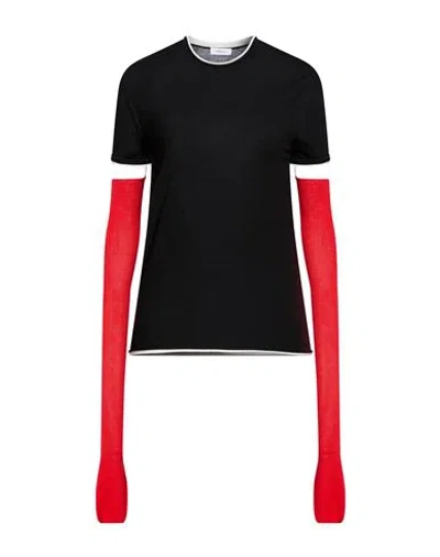 Ferragamo Woman Sweater Black Size Xs Wool, Polyamide