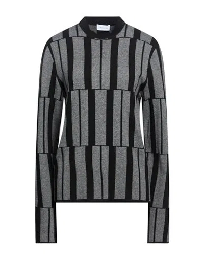 Ferragamo Woman Sweater Grey Size L Cashmere