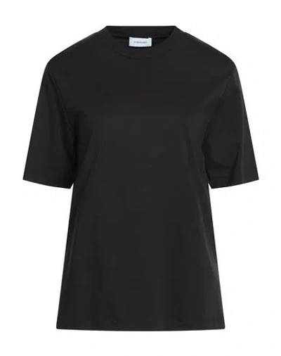 Ferragamo Woman T-shirt Black Size L Cotton, Silk