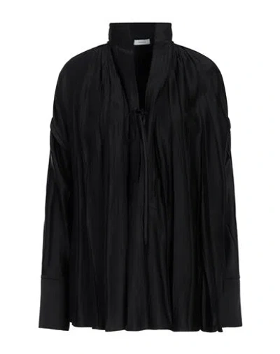 Ferragamo Woman Top Black Size S Viscose, Elastane
