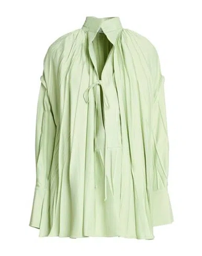 Ferragamo Woman Top Lime Green Size M Viscose, Elastane