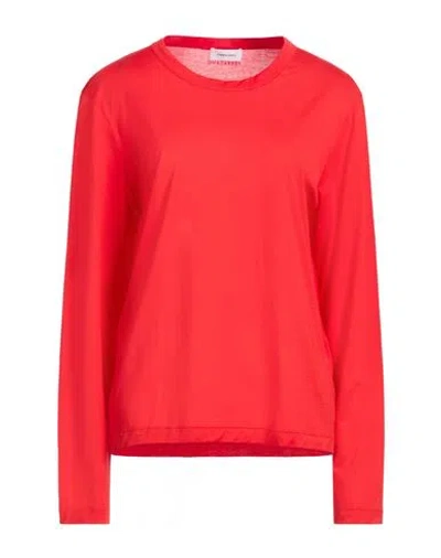 Ferragamo Woman T-shirt Tomato Red Size L Cotton
