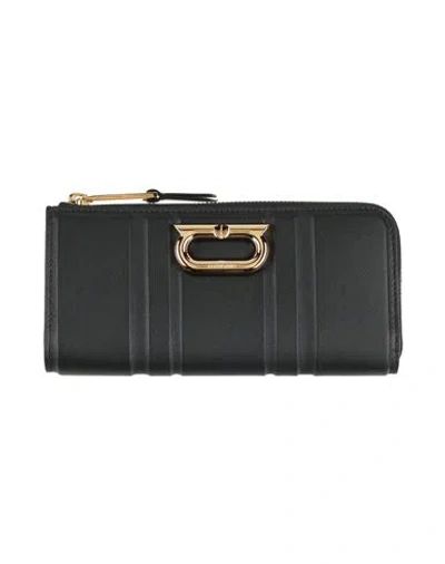 Ferragamo Woman Wallet Black Size - Calfskin