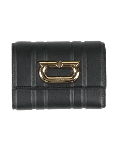 Ferragamo Woman Wallet Black Size - Leather