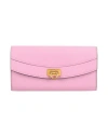 Ferragamo Woman Wallet Pink Size - Calfskin In Pink