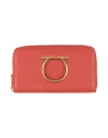 Ferragamo Woman Wallet Rust Size - Leather In Red