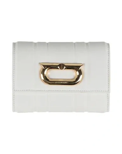 Ferragamo Woman Wallet White Size - Leather