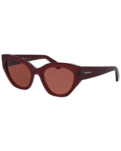 Ferragamo Women's 1107s 55mm Sunglasses In Brown