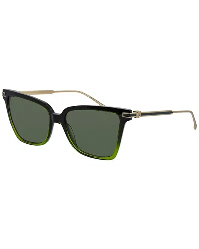 Ferragamo Women's 2036s 56mm Sunglasses In Green