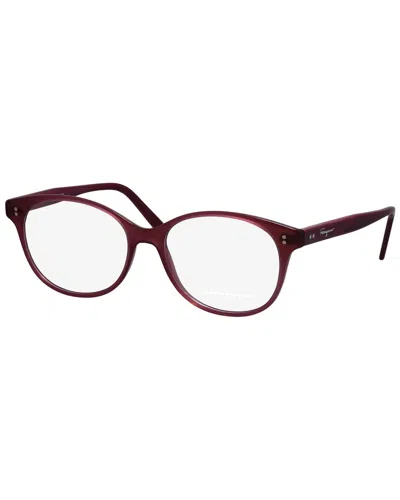 Ferragamo Women's 2911 53mm Optical Frames In Burgundy