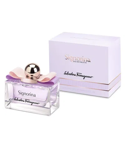Ferragamo Women's 3.4oz Signorina Edt Spray In White