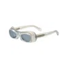 Ferragamo Women's 51mm Blue Sunglasses In White