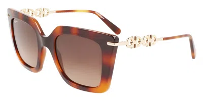 FERRAGAMO FERRAGAMO WOMEN'S 51MM BROWN SUNGLASSES SF1041S-238
