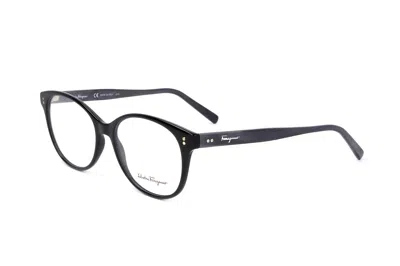 Ferragamo Women's 53 Mm Black Grey Marble Eyeglasses Sf2911-004-53