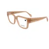 Ferragamo Women's 53 Mm Eyeglasses In Brown