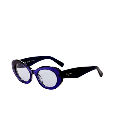 Ferragamo Women's 53mm Blue Sunglasses