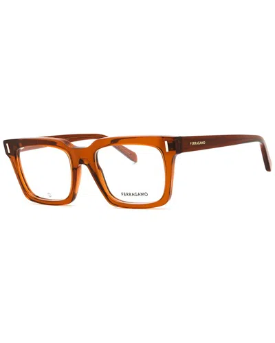 Ferragamo Women's 53mm Optical Frames In Orange
