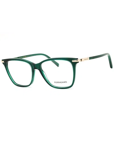 Ferragamo Women's 53mm Optical Frames In Green