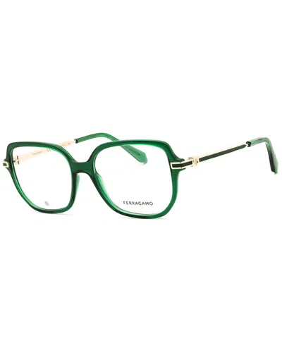 Ferragamo Women's 53mm Optical Frames In Green