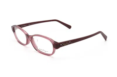 Ferragamo Women's 53mm Rose/bordeaux Eyeglasses Sf2795ra-780-53 In Pink