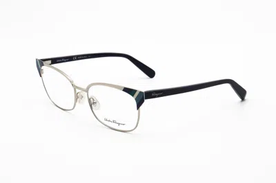 Ferragamo Women's 54mm Light Gold/blue Eyeglasses Sf2160-714-54 In Multi