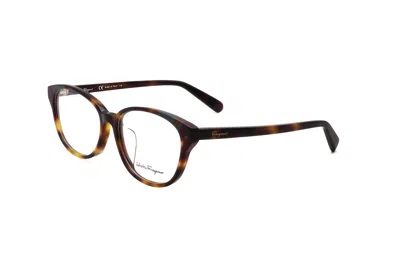 Ferragamo Women's 54mm Tortoise Eyeglasses Sf2809a-214-54 In Brown