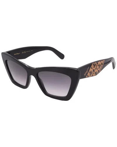 Ferragamo Women's 55mm Sunglasses In Black