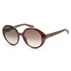 FERRAGAMO FERRAGAMO WOMEN'S 57MM BROWN SUNGLASSES SF1067S-210