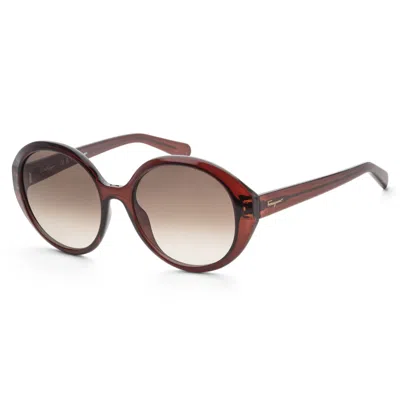 Ferragamo Women's 57mm Brown Sunglasses Sf1067s-210 In Multi
