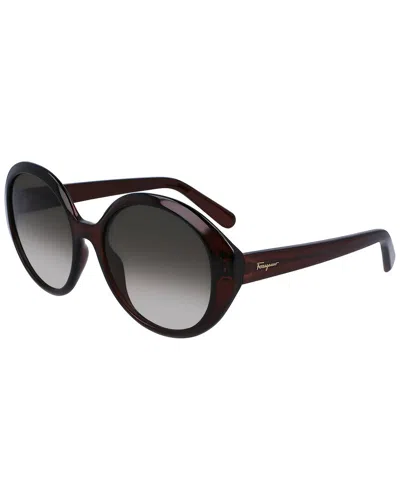 Ferragamo Women's 74935 57mm Sunglasses In Black
