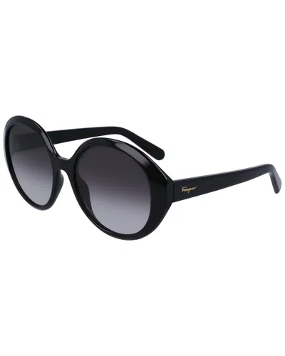 Ferragamo Women's 74935 57mm Sunglasses In Black