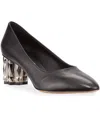 Ferragamo Women's Amina Cylinder Heel Pumps In Black In Black