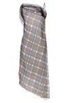 Ferragamo Multicolor Asymmetrical Dress In Multicolor