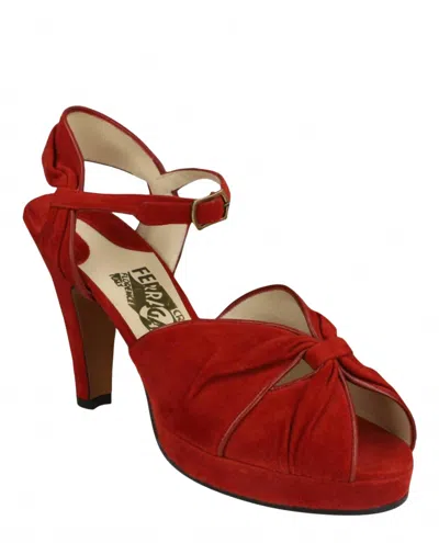 Ferragamo Women's Ava Heel Sandal In Red