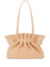 Ferragamo Pink Crossbody Bag With Chain-link Handle And Gancini Plaque On The Front In Pink