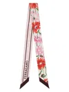 Ferragamo Floral Print Rectangular Scarf