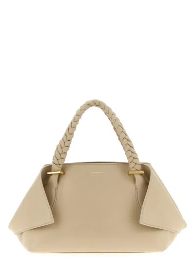 Ferragamo Women Beige Logo Large Satchel