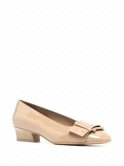 Ferragamo Women's Bessie Pumps In Beige In Neutral