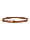 Ferragamo Gancini Buckle Belt In Brown
