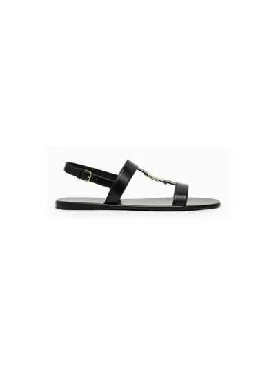 FERRAGAMO WOMEN'S BLACK CAPRI SANDALS | SIZE 11 | 07694231CLE