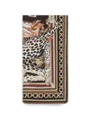 Ferragamo Silk Foulard Animal Pattern Rectangular Design In Multi