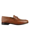 Ferragamo Gancini Collapsible-heel Loafers In Brown