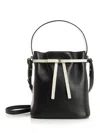 Ferragamo Bucket Bag Mascarpone Bow Salvatore Top Handle In Black